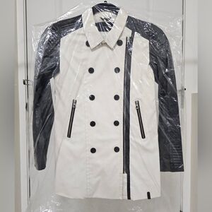 Rudsak trench leather arm jacket